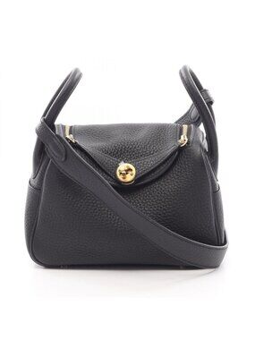 Hermes Shoulder Bag Lindy Mini Black